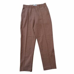 Everlane Brown Stretch Waist Straight Leg Pants